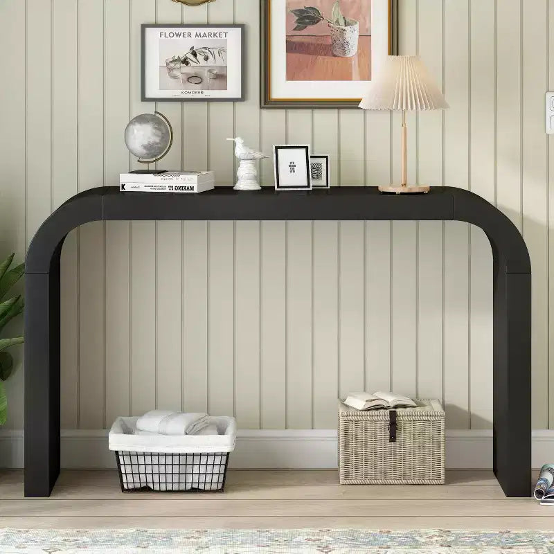 Mesa consola rectangular de madera Candy Modern 52
