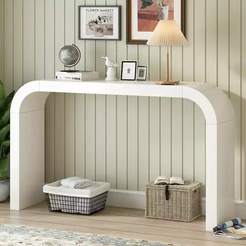 Mesa consola rectangular de madera Candy Modern 52