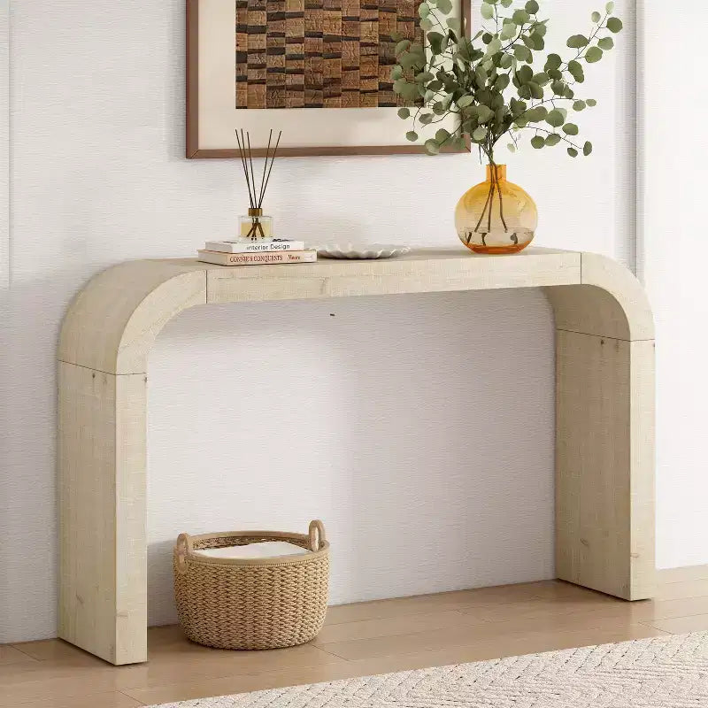 Mesa consola rectangular de madera Candy Modern 52
