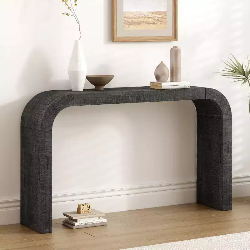 Mesa consola rectangular de madera Candy Modern 52