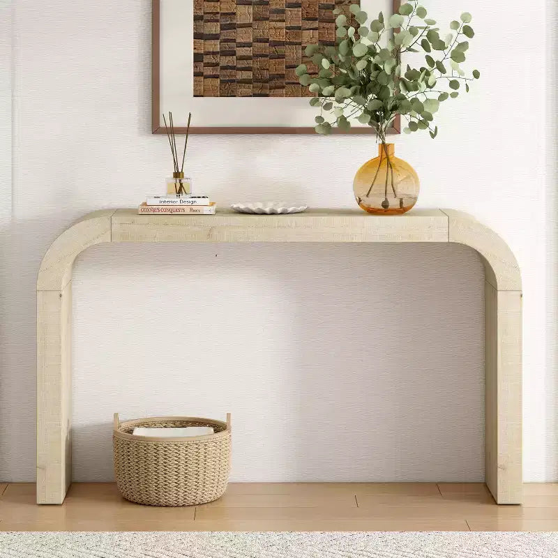 Mesa consola rectangular de madera Candy Modern 52