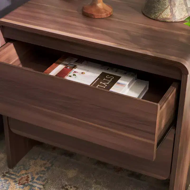 Mesa de noche con 2 cajones Arsenio - NST3101