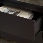 Mesa de noche con 2 cajones Arsenio - NST3101