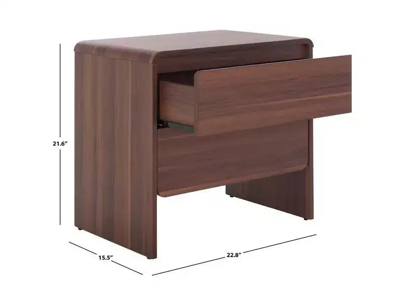 Mesa de noche con 2 cajones Arsenio - NST3101