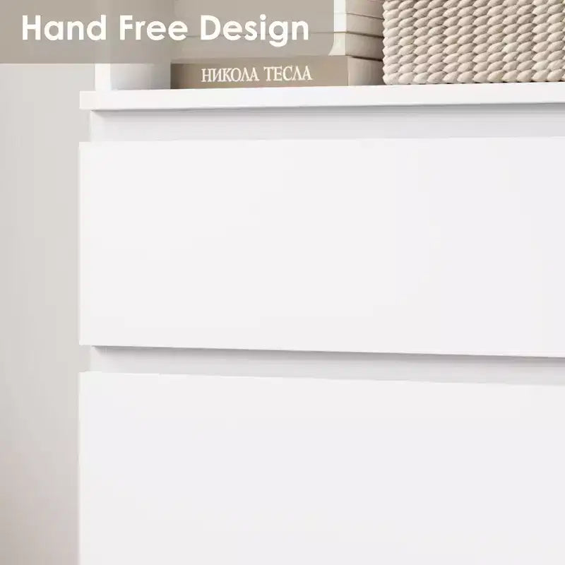 Estantería de 70 Pulgadas con Cajones - Librero Alto, Estilo Rústico, Estanterías de Madera Profundas, para Sala de Estar, Estudio, Cocina, Oficina en Casa