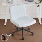 Sillón de oficina giratorio para maquillaje de 24.02 pulgadas