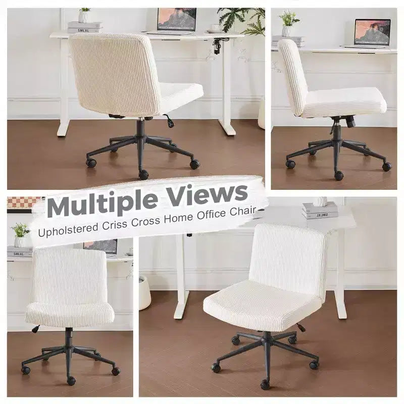 Sillón de oficina giratorio para maquillaje de 24.02 pulgadas