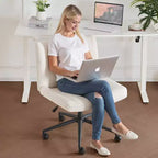 Sillón de oficina giratorio para maquillaje de 24.02 pulgadas