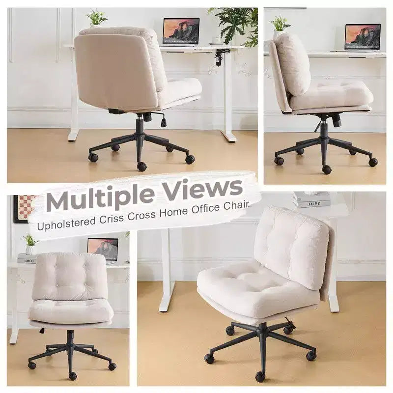 Sillón de oficina giratorio para maquillaje de 24.02 pulgadas