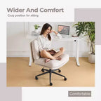 Sillón de oficina giratorio para maquillaje de 24.02 pulgadas