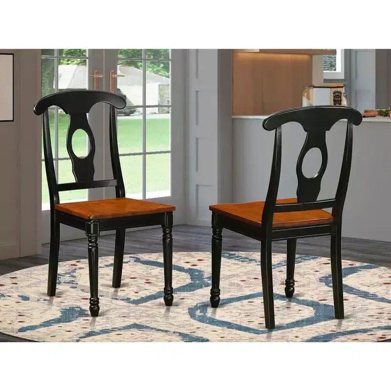 Silla estilo encanto costero con asiento de madera