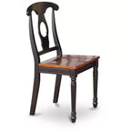 Silla estilo encanto costero con asiento de madera