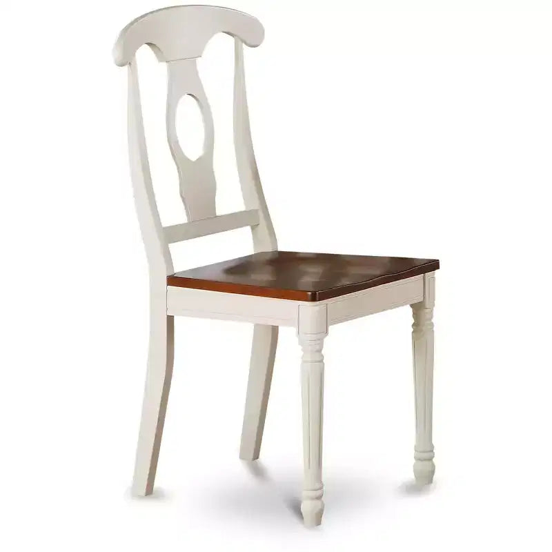 Silla estilo encanto costero con asiento de madera