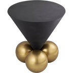 Mesa auxiliar de cemento gris Nápoles