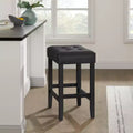 Alaterre Furniture Madison 25-Inch Bar Stool with Faux Leather Seat - Counter Height Stool for Kitchen Island or Bar - Backless Barstools