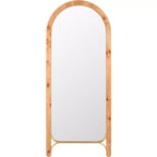 Kuo 26 x 63.2 Mirror - MRR9013 - Natural/Light Natural - Safavieh