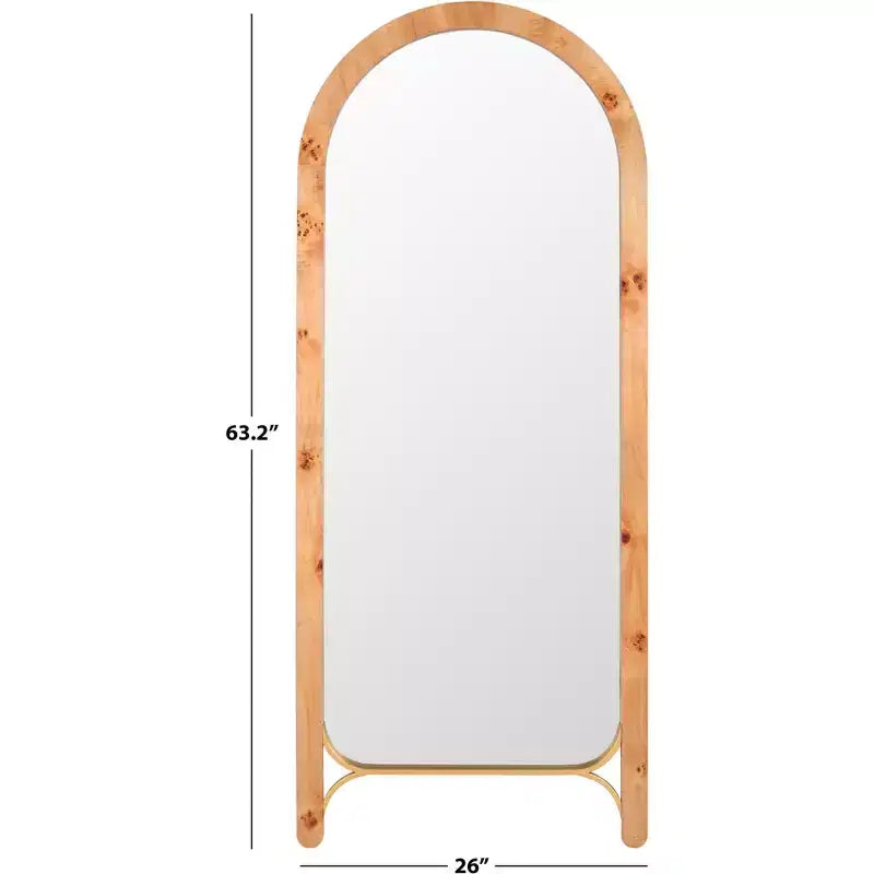 Espejo Kuo de 26 x 63.2 - MRR9013 - Natural/Natural claro