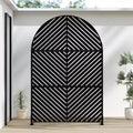 MAYEERTY 72 inch Rectangles Room Divider Rectangle Prvacy Screen with Galvanized Frame Garden Fence Patio Black