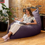 Almohada gigante de suelo tipo puf decorativa Pillow Saxx de 1.67 m, terciopelo exuberante