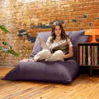Almohada gigante de suelo tipo puf decorativa Pillow Saxx de 1.67 m, terciopelo exuberante