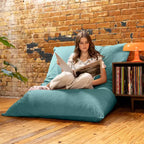Almohada gigante de suelo tipo puf decorativa Pillow Saxx de 1.67 m, terciopelo exuberante