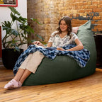 Almohada gigante de suelo tipo puf decorativa Pillow Saxx de 1.67 m, terciopelo exuberante