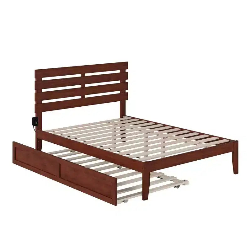 Cama Oxford con cargador USB turbo y cama nido