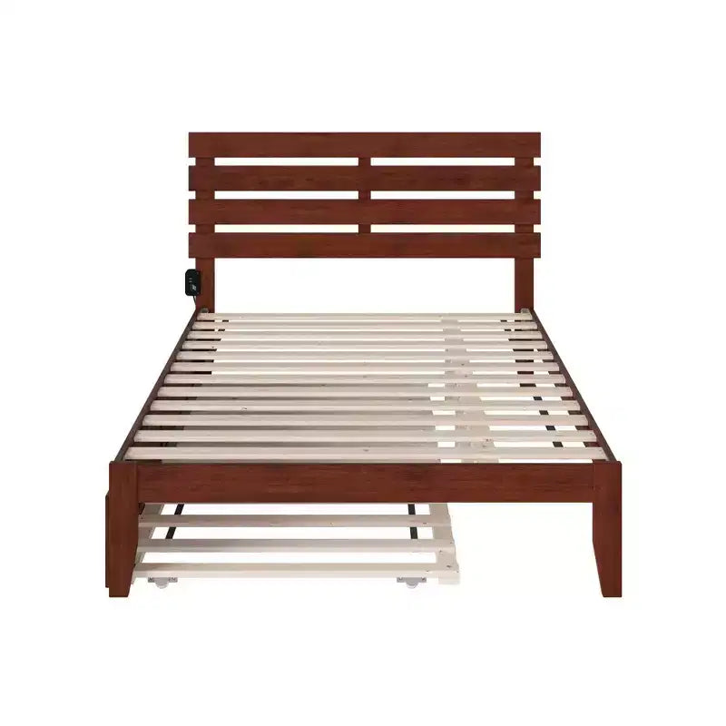 Cama Oxford con cargador USB turbo y cama nido