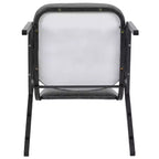 Silla de banquete apilable con respaldo trapezoidal y asiento de 6.35 cm de grosor