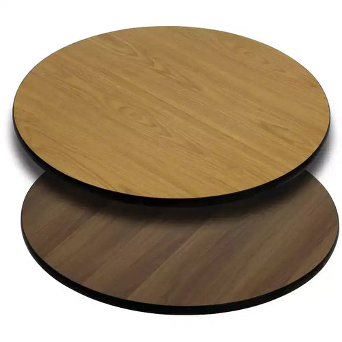 Emma and Oliver 42 Round Table Top with Reversible Laminate Top