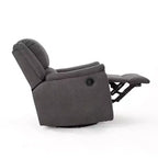 Sillón reclinable giratorio y deslizante Jennette capitoné