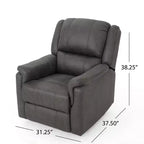 Sillón reclinable giratorio y deslizante Jennette capitoné