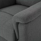Sillón reclinable giratorio y deslizante Jennette capitoné