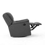 Sillón reclinable giratorio y deslizante Jennette capitoné