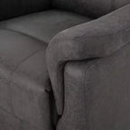 Sillón reclinable giratorio y deslizante Jennette capitoné