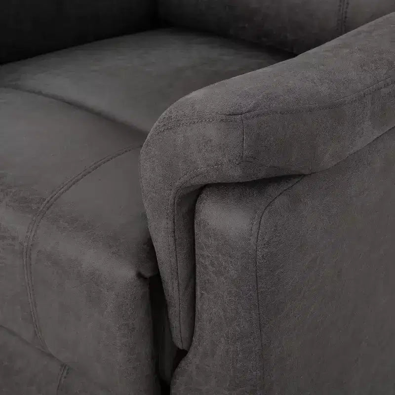 Sillón reclinable giratorio y deslizante Jennette capitoné