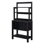 Newport 2 Drawer Serving Bar with Wine Rack and Shelves - Breighton Home
