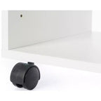 Soporte para impresora de oficina de madera con ruedas