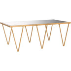 Mesa de centro Arlene - Oro/Espejo