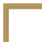Espejo de pared Grace cepillado con marco para tocador de baño, dorado